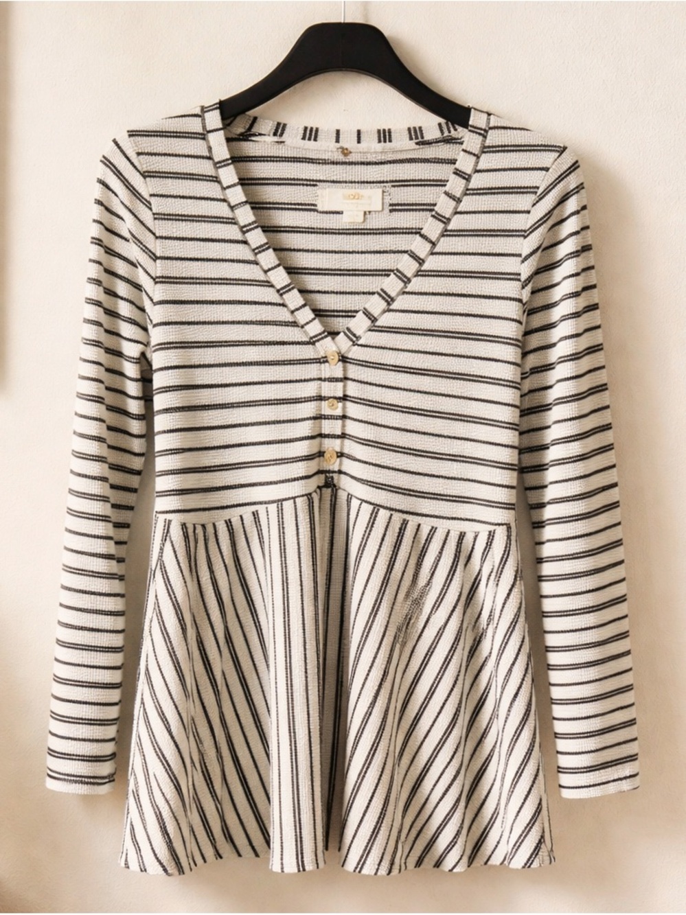 Anthropology Maeven long sleeve blouse